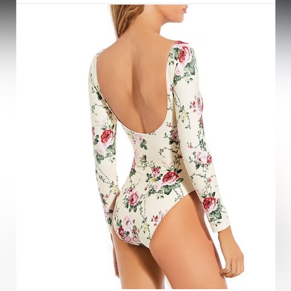 NWT Antonio Melani x The Style Bungalow Miraflores Floral Print 1 piece Swimsuit - Picture 8 of 12